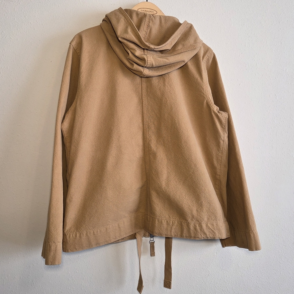 Everlane The Canvas Organic Cotton Anorak Jacket Utility Military Chore Sz M - Picture 8 of 13